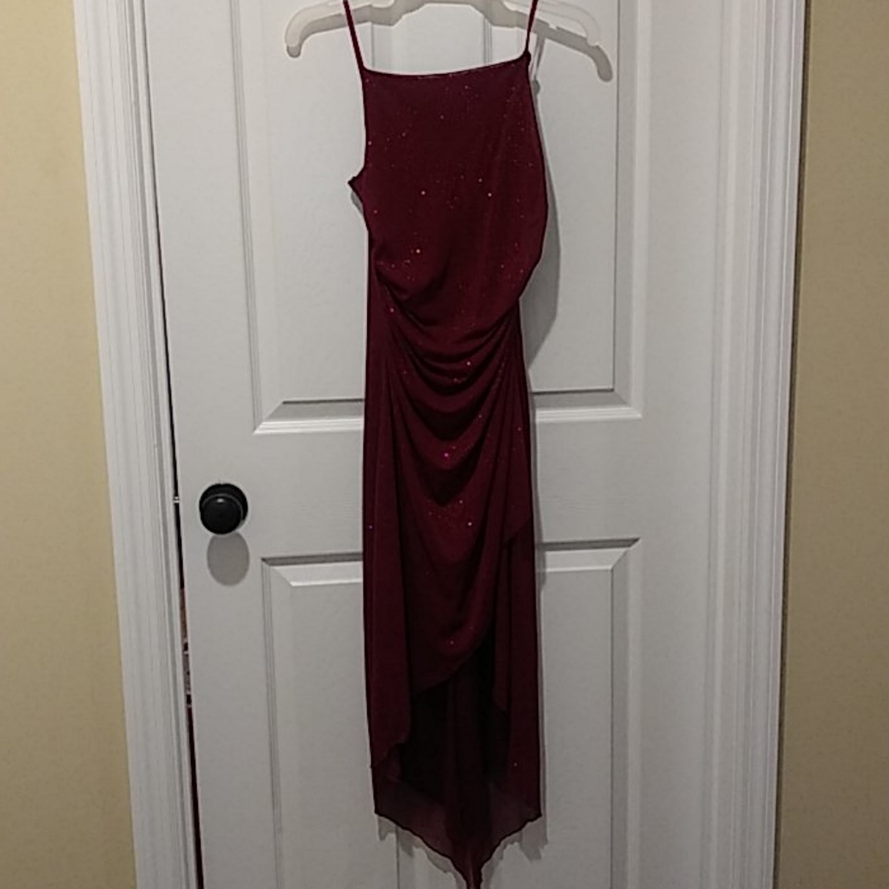 Sparkly, Maroon Party Dress